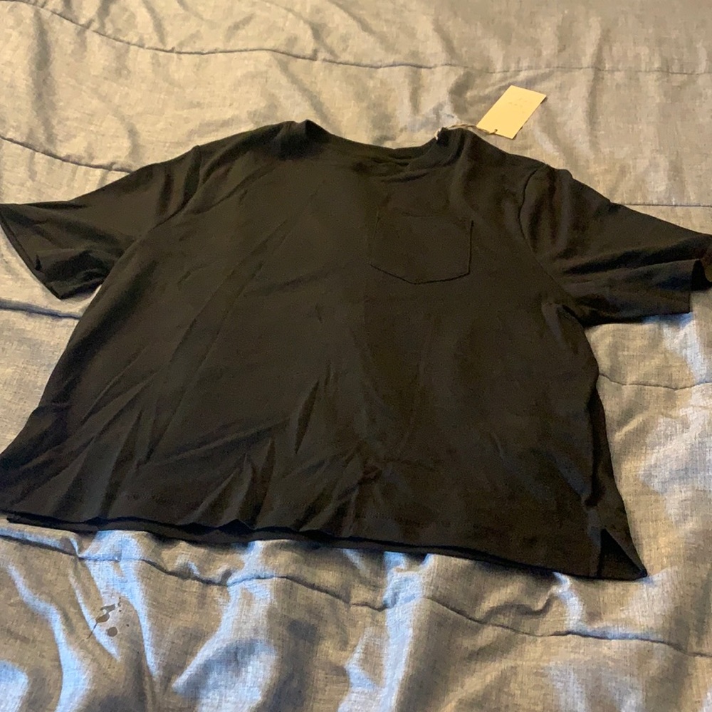 Black crop top